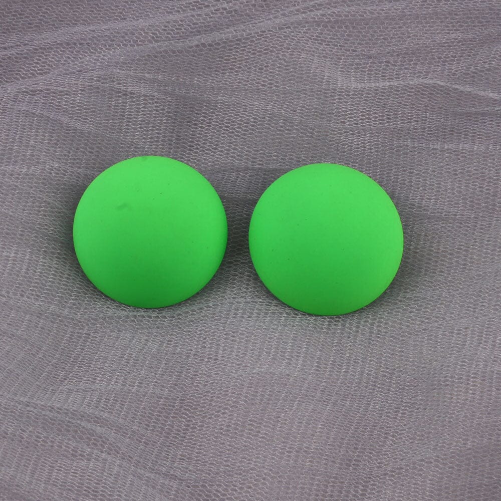 Boucles d'oreilles géométrique néon rond triangle ou carré en acrylique coloré