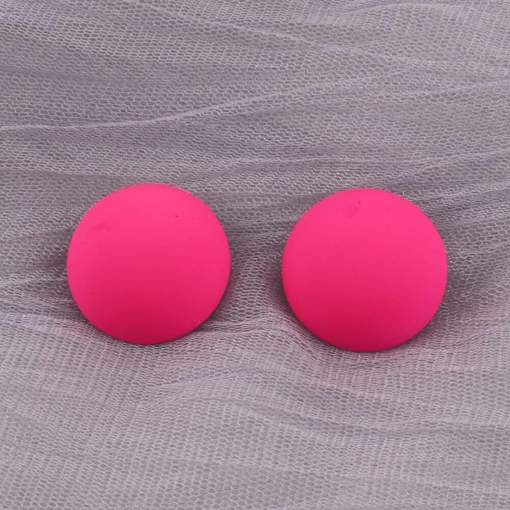 Boucles d'oreilles géométrique néon rond triangle ou carré en acrylique coloré