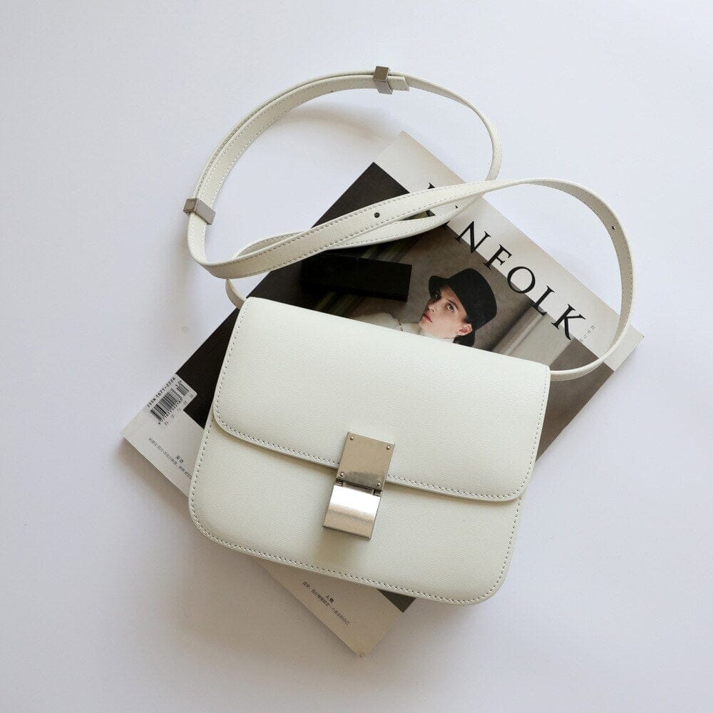 Sac en cuir véritable coloré à bandoulière de haute qualité sac créateur