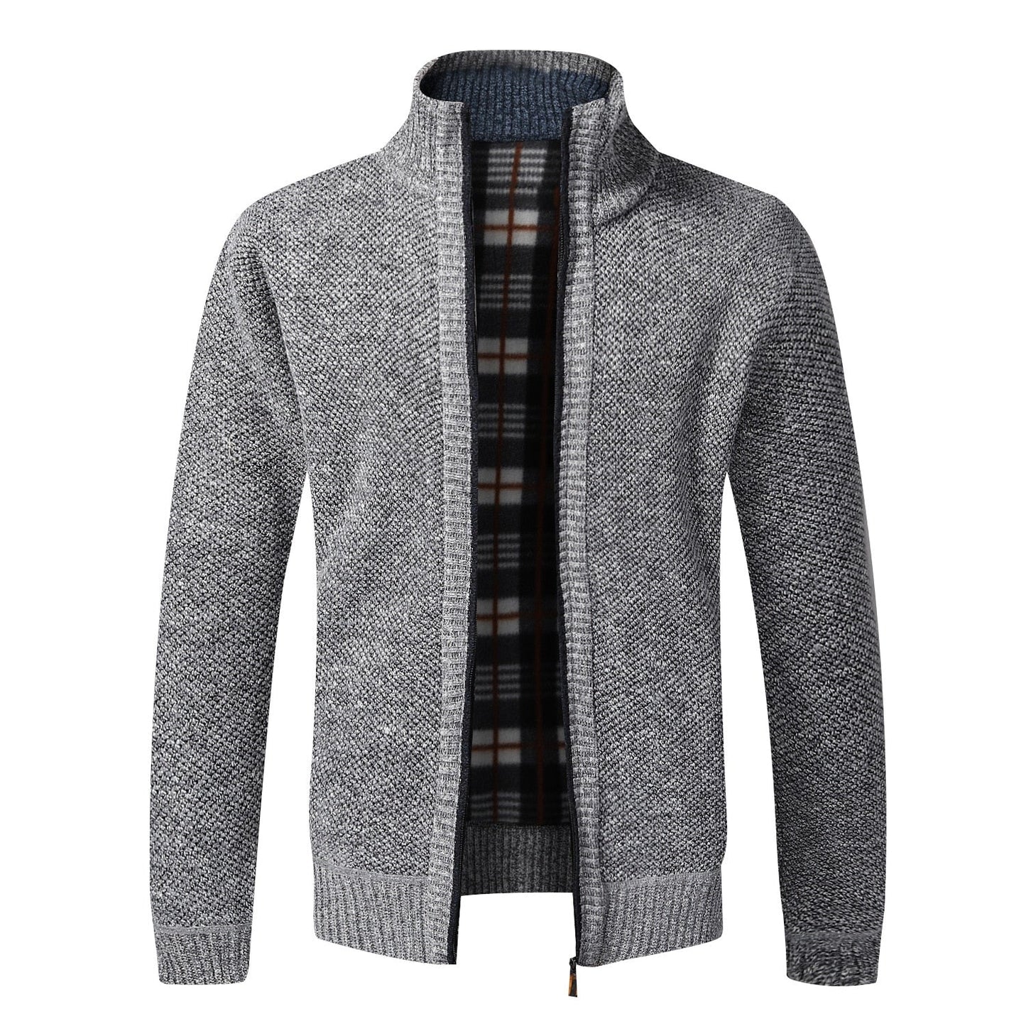 Gilet Automne Hiver Cardigan chaud Sweaters à fermeture éclair Jackets Mens