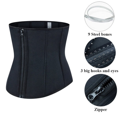 Ceinture Sauna sueur pour la perte de poids en néoprène formateur pour la taille Corset-gaine minceur ventre plat gaine