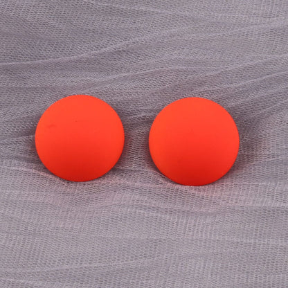 Boucles d'oreilles géométrique néon rond triangle ou carré en acrylique coloré