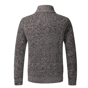 Gilet Automne Hiver Cardigan chaud Sweaters à fermeture éclair Jackets Mens