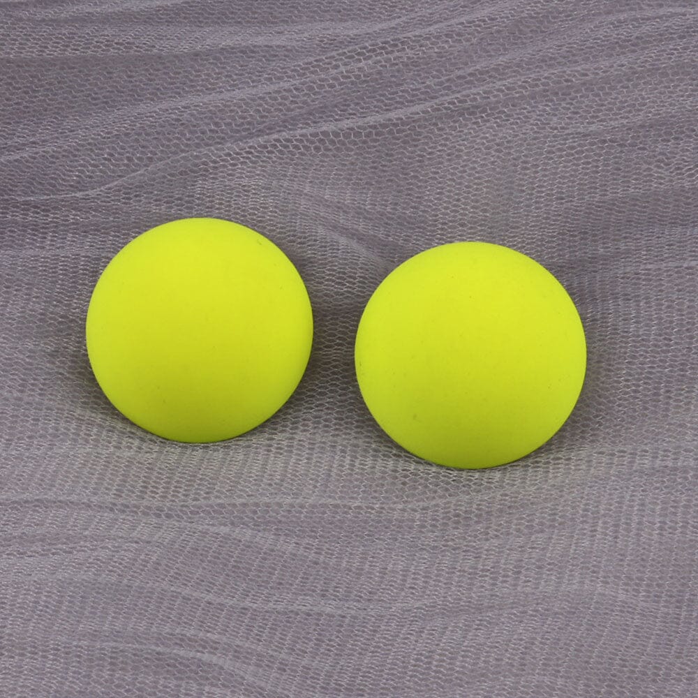 Boucles d'oreilles géométrique néon rond triangle ou carré en acrylique coloré