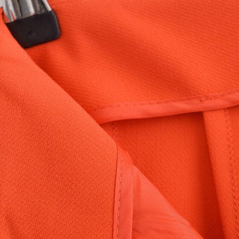 Pantalon Taille Haute à Poches et Boutons pour le Bureau et les sorties Dame