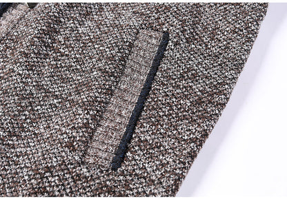 Gilet Automne Hiver Cardigan chaud Sweaters à fermeture éclair Jackets Mens