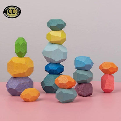 Jouets Montessori Bâtiment Arc-en-Ciel Jouets En Bois Montessori Jouets Éducatifs En Bois Empilage Jouets Éducatifs Pour Enfants Enfants Jouets