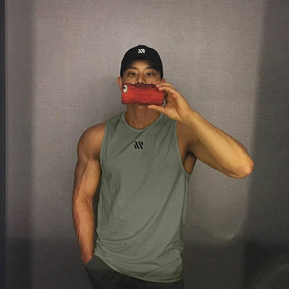 T-shirt maillot sans manches pour Homme look sportif