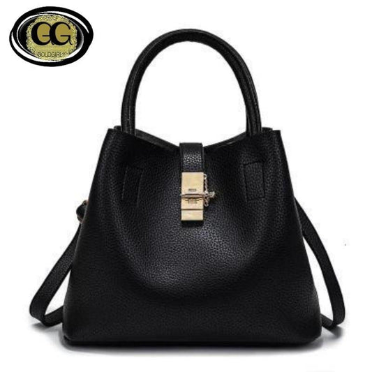 Sac à main souple en cuir artificiel à bandoulière de forme trapèze