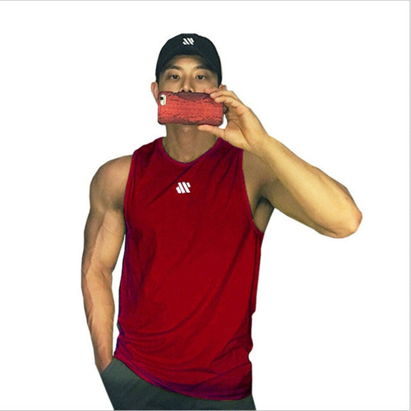 T-shirt maillot sans manches pour Homme look sportif