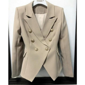 Blazer-veste habillée-boutons dorés-double boutonnage-Classe-noir-blanc-vert-bleu-jaune-