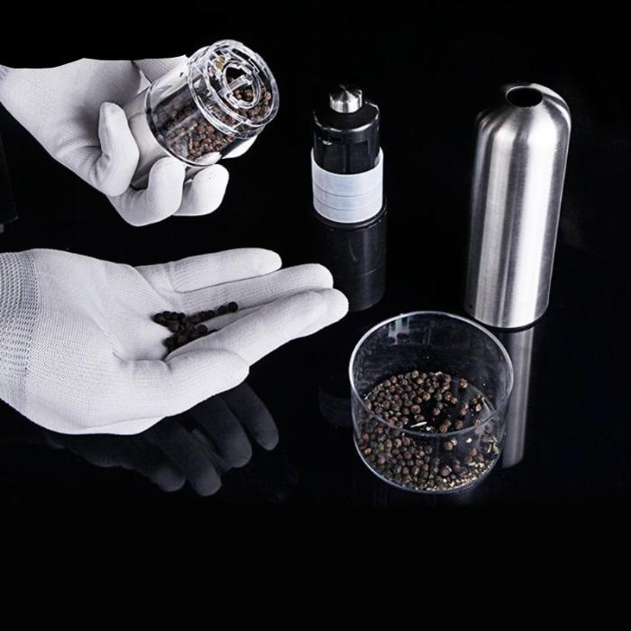 Moulin À Poivre ou Sel en Acier inoxydable-Électrique à piles Outil Cuisine Moulin À Épices pratique