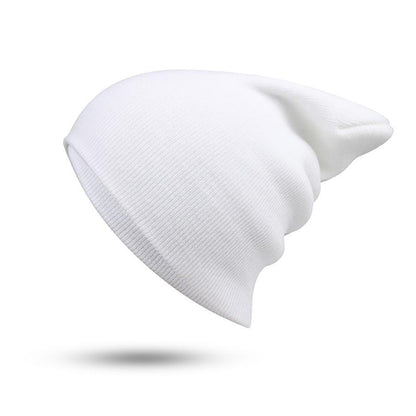Bonnet style décontracté mode Hip-Hop Unisexe en Coton Solide Doux Tricoté