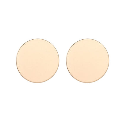 Boucles D'oreilles Éblouissantes de Mode Grandes Géométriques rondes Moderne