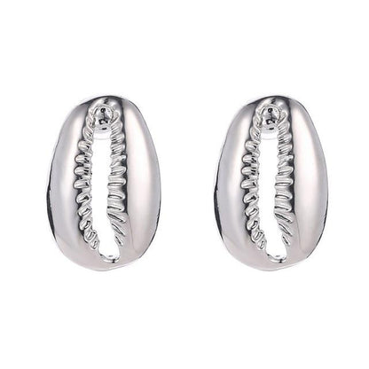 Boucles D'oreilles Éblouissantes de Mode Grandes Géométriques rondes Moderne