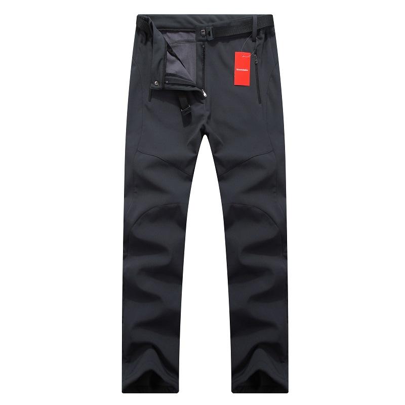 pantalon chaud fibre polaire douce saison hiver-ski-randonnée-imperméable et résistant