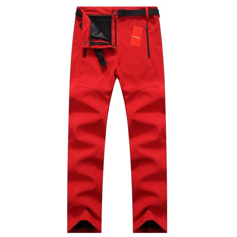pantalon chaud fibre polaire douce saison hiver-ski-randonnée-imperméable et résistant