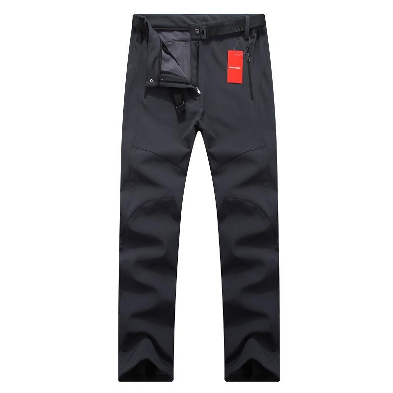 pantalon chaud fibre polaire douce saison hiver-ski-randonnée-imperméable et résistant