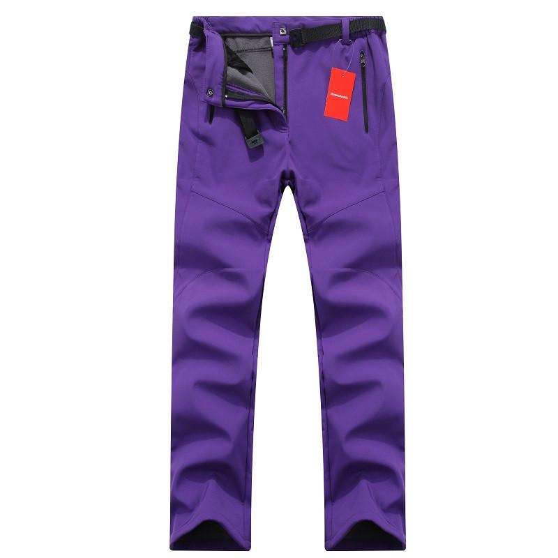 pantalon chaud fibre polaire douce saison hiver-ski-randonnée-imperméable et résistant