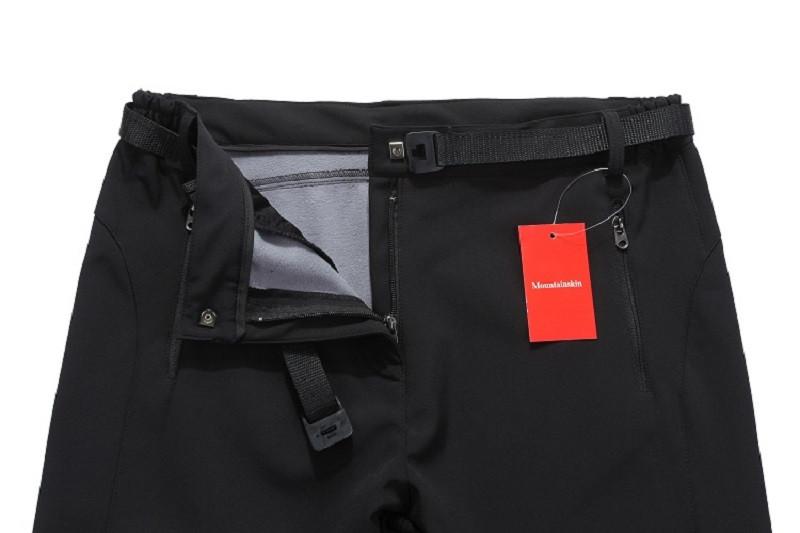 pantalon chaud fibre polaire douce saison hiver-ski-randonnée-imperméable et résistant