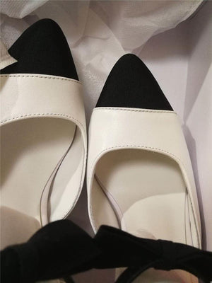 Chaussures à talons hauts ouvertes bi-couleurs Noir & blanc ou or- Sexy nouveau modèle sandales femmes