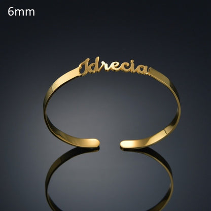 Bracelet Personnalisé En Acier Inoxydable Plaque Signalétique Lettres Coeur