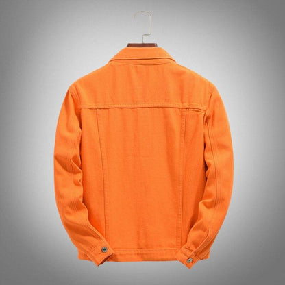 veste en jean Homme violet ou orange