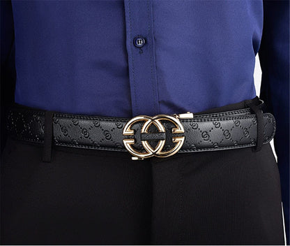 Ceinture de Luxe GoldG boucle Automatique Haute Qualité Cuir artificiel
