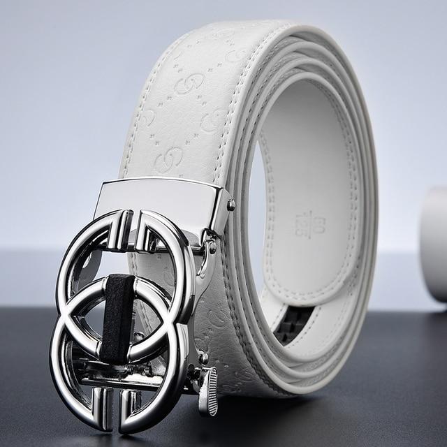 Ceinture de Luxe GoldG boucle Automatique Haute Qualité Cuir artificiel
