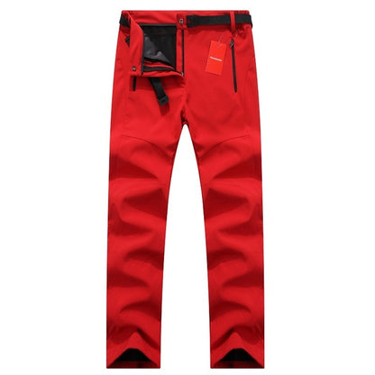 pantalon chaud fibre polaire douce saison hiver-ski-randonnée-imperméable et résistant