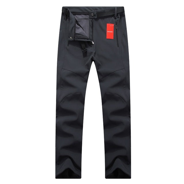 pantalon chaud fibre polaire douce saison hiver-ski-randonnée-imperméable et résistant