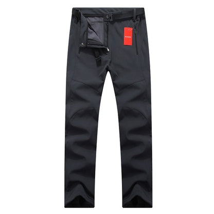 pantalon chaud fibre polaire douce saison hiver-ski-randonnée-imperméable et résistant