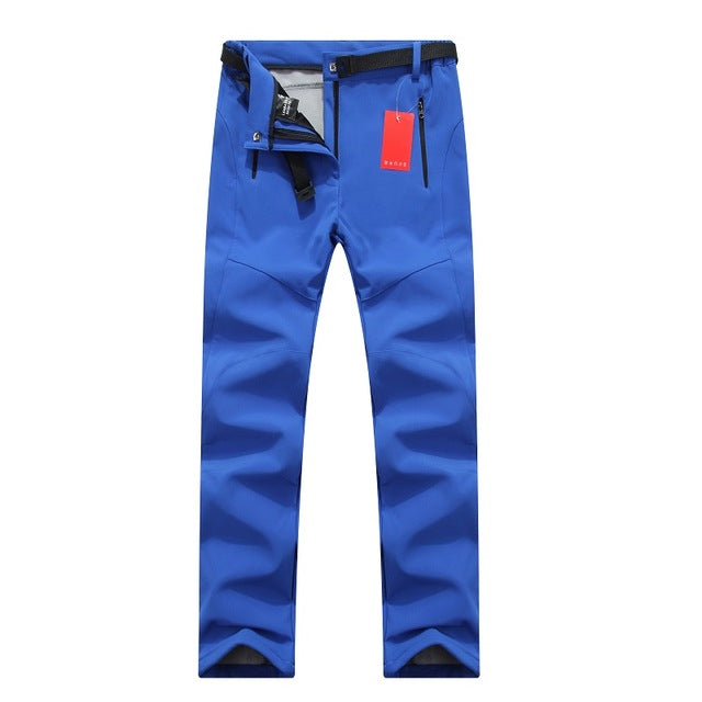 pantalon chaud fibre polaire douce saison hiver-ski-randonnée-imperméable et résistant