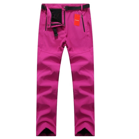 pantalon chaud fibre polaire douce saison hiver-ski-randonnée-imperméable et résistant