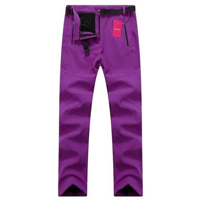 pantalon chaud fibre polaire douce saison hiver-ski-randonnée-imperméable et résistant