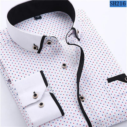 Chemise Homme d'affaires motifs imprimés tendance et confortable