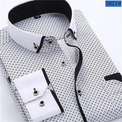 Chemise Homme d'affaires motifs imprimés tendance et confortable