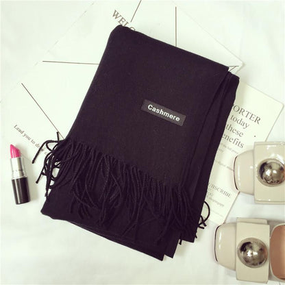 Echarpe femme et homme hiver cachemire pashmina long châle pleins de couleurs à choix