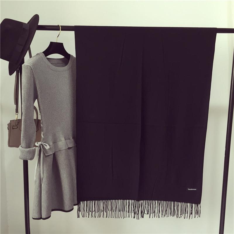 Echarpe femme et homme hiver cachemire pashmina long châle pleins de couleurs à choix