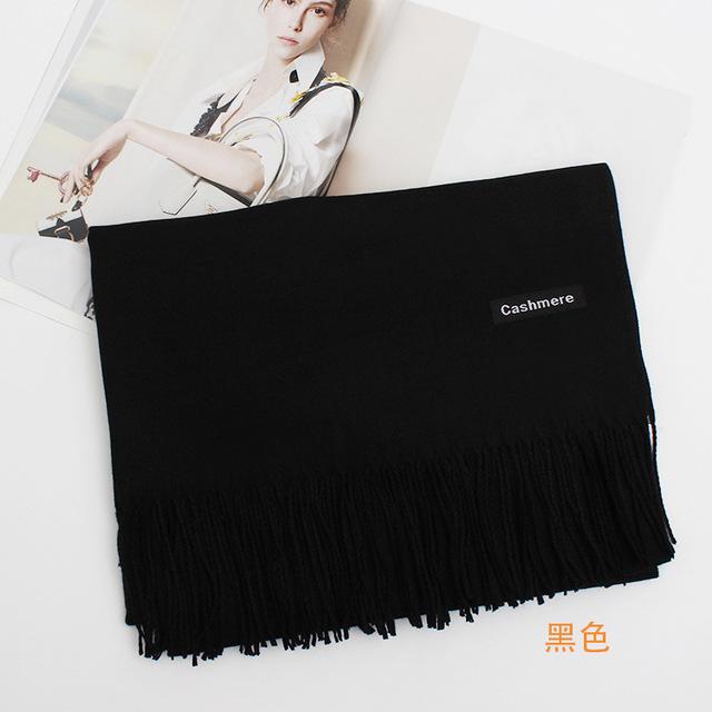 Echarpe femme et homme hiver cachemire pashmina long châle pleins de couleurs à choix