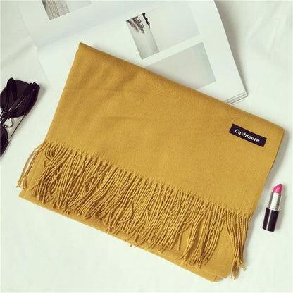 Echarpe femme et homme hiver cachemire pashmina long châle pleins de couleurs à choix