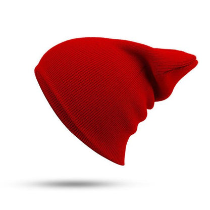 Bonnet style décontracté mode Hip-Hop Unisexe en Coton Solide Doux Tricoté