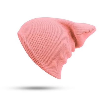 Bonnet style décontracté mode Hip-Hop Unisexe en Coton Solide Doux Tricoté
