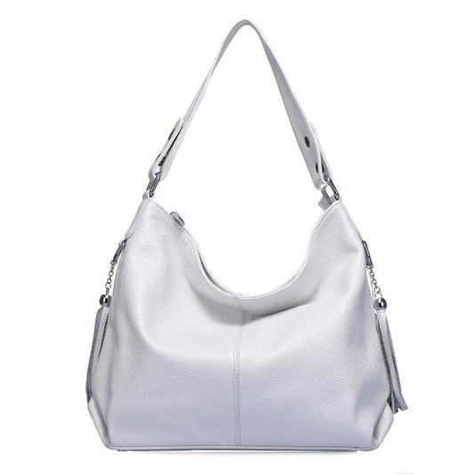 Sac À Main En Cuir Véritable doux au toucher-se porte à l'Épaule-plusieurs couleurs