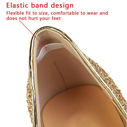 Hauts Talons pour Femmes Chaussures Brillantes Extrême Sexy Pompes Bling Bling Chaussures De Mariage Or ou argent