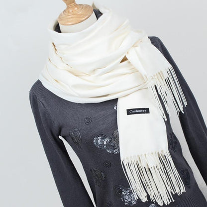 L'indispensable écharpe authentique Pashmina en Cachemire Haute qualité Le châle d'hiver idéal