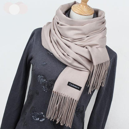 L'indispensable écharpe authentique Pashmina en Cachemire Haute qualité Le châle d'hiver idéal