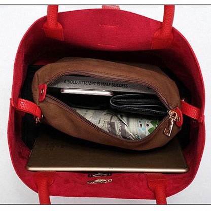 Sac à main souple en cuir artificiel à bandoulière de forme trapèze