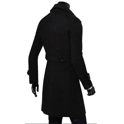 Manteau Homme Nouveau Modèle Automne Hiver Vêtements Cool Mens Long Manteau Top Qualité Coton