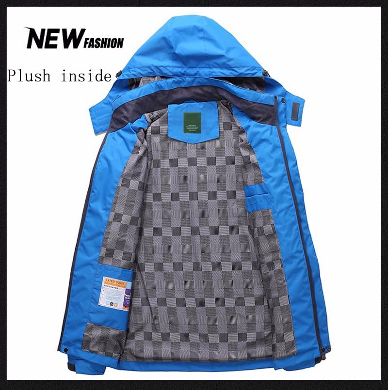 Parka Veste étanche à Capuchon coupe-vent idéale pour les temps pluvieux